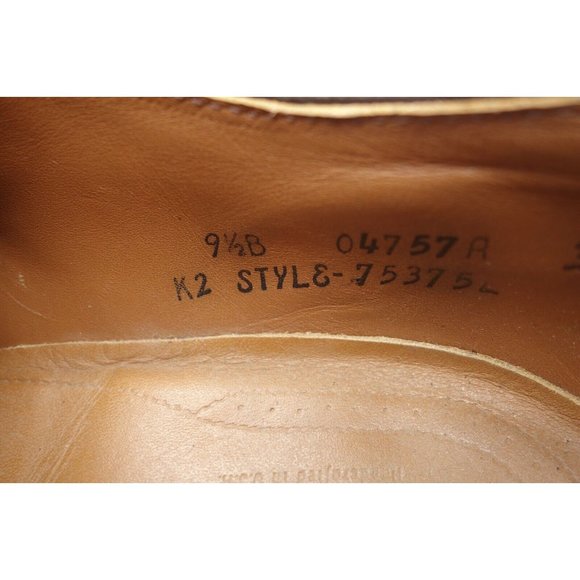 Foot Joy FJ Classics Brown Leather Cap Toe Lace Up Oxfords Shoes Men\'s 9.5 B main image 8